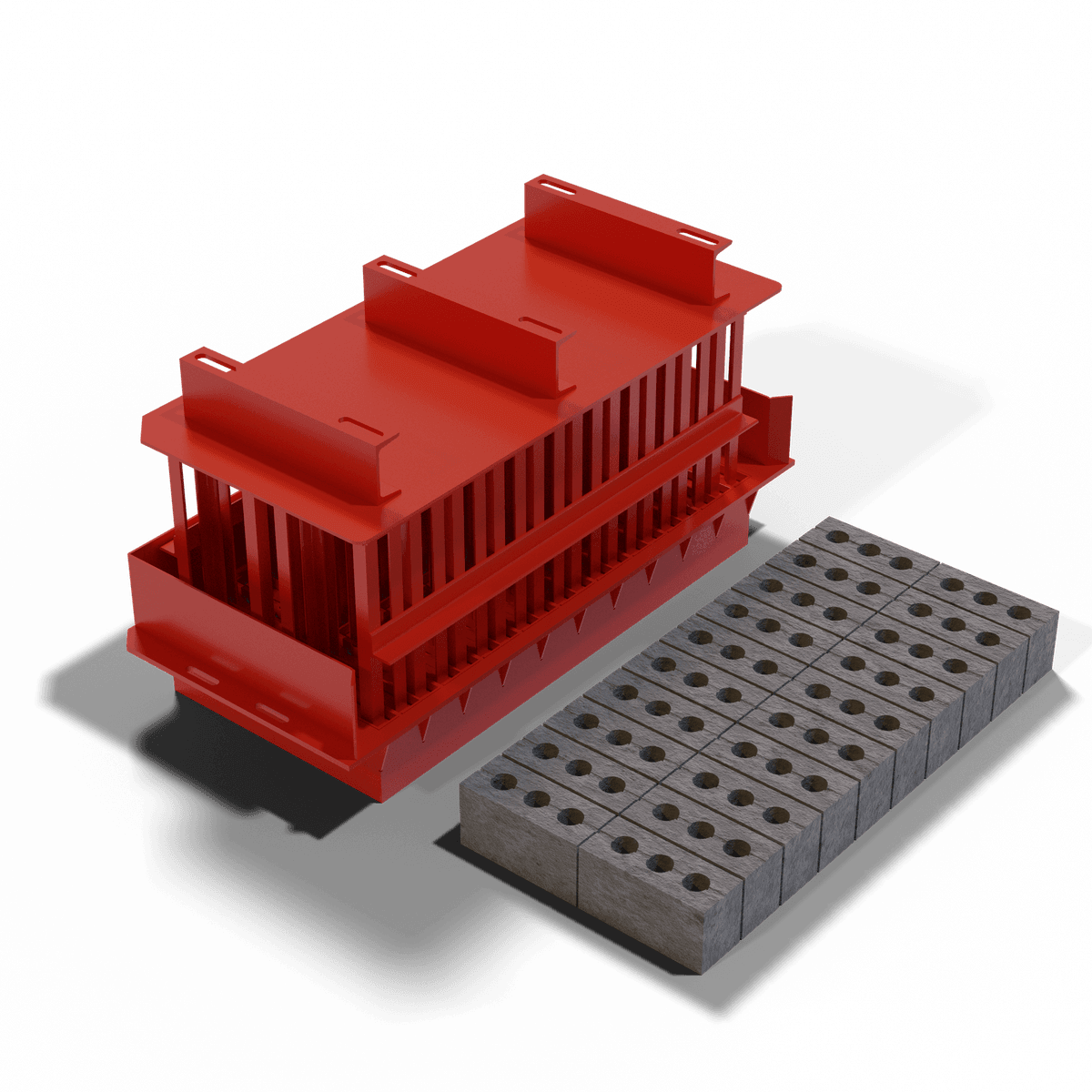 Maxi Brick Cavity Jumbo MK3 Mould MK3 Mould